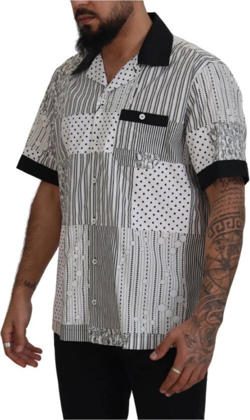 Dolce & Gabbana Short Sleeve Shirts Wit Heren