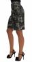 Dolce & Gabbana Grijze Bloemen Brokaat Hoge Taille Shorts Gray Dames - Thumbnail 2