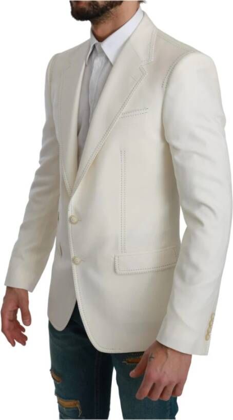 Dolce & Gabbana Formele blazer Wit Heren