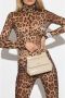 Dolce & Gabbana Beige Tassen met Klep en Verstelbare Band Beige Dames - Thumbnail 2