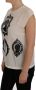 Dolce & Gabbana Sicily Frame Geborduurde Zijden Blouse White Dames - Thumbnail 2
