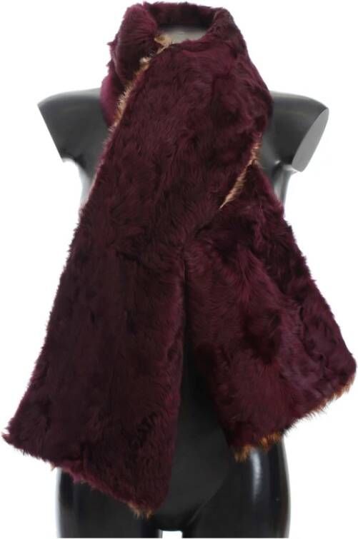 Dolce & Gabbana Silky Scarves Paars Dames