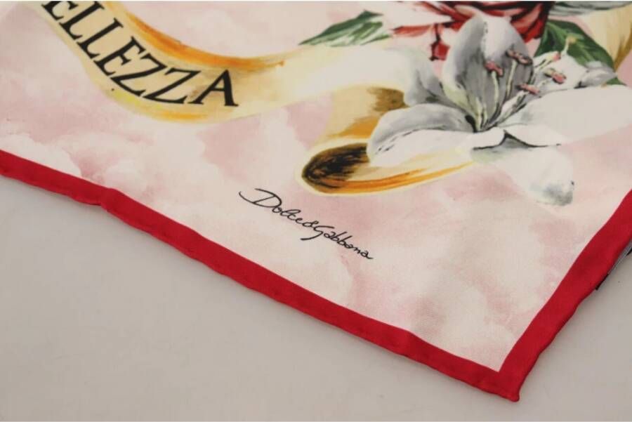 Dolce & Gabbana Silky Scarves Roze Heren