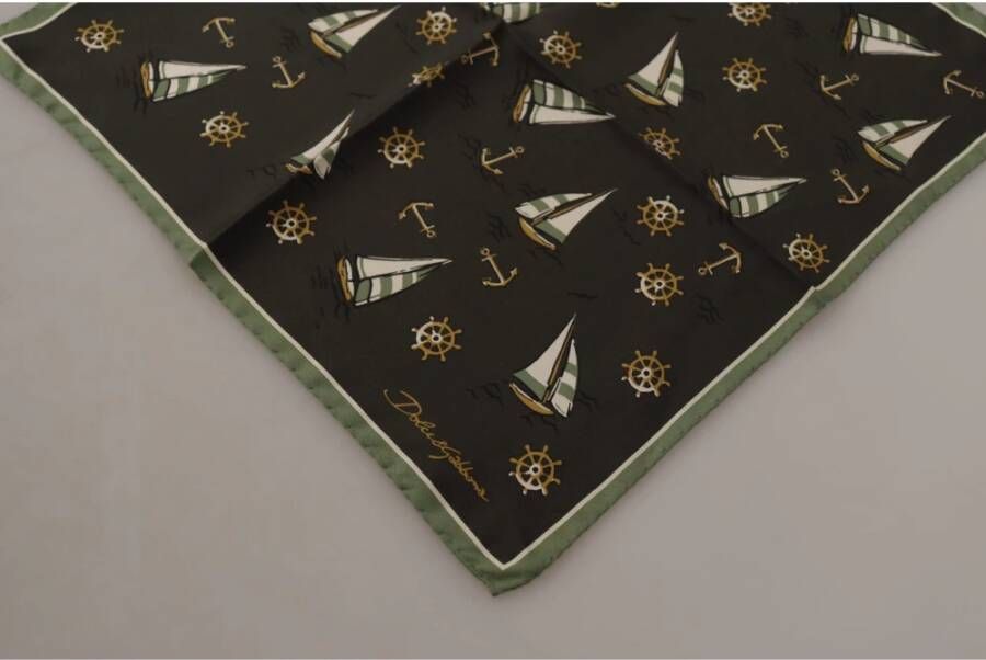 Dolce & Gabbana Silky Scarves Zwart Heren