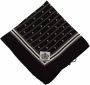 Dolce & Gabbana Zwart Patroon Zijden Zakdoek Sjaal Black Heren - Thumbnail 3