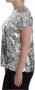 Dolce & Gabbana Zilveren Pailletten Crewneck Blouse T-shirt Top Gray Dames - Thumbnail 2