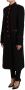 Dolce & Gabbana Zwarte Wol Zijde Trenchcoat Jas Black Dames - Thumbnail 2
