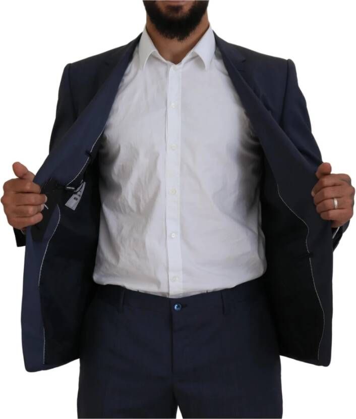 Dolce & Gabbana Single Breasted Suits Blauw Heren