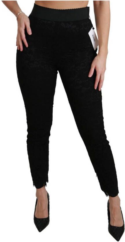Dolce & Gabbana Slim-fit broek Zwart Dames