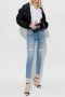 Dolce & Gabbana Audrey Denim Stretch Jeans met Scheuren Blue Dames - Thumbnail 4
