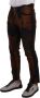 Dolce & Gabbana Zwart Bruin Tie Dye Katoenen Skinny Denim Jeans Black Heren - Thumbnail 2