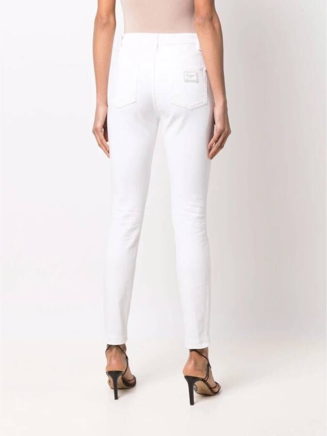 Dolce & Gabbana Skinny Jeans Wit Dames