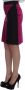 Dolce & Gabbana Zwart Roze Katoenen Stretchrok Black Dames - Thumbnail 2