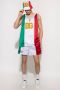 Dolce & Gabbana Witte Mouwloze T-shirt met Geribbelde Afwerking Multicolor Heren - Thumbnail 2