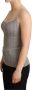 Dolce & Gabbana Grijze Katoenen Modal Canotta Tank Top T-shirt Gray Dames - Thumbnail 2