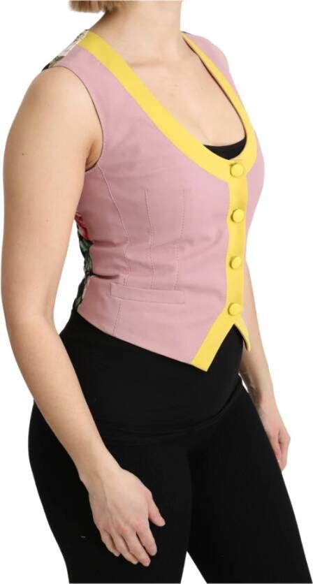 Dolce & Gabbana Sleeveless Tops Roze Dames