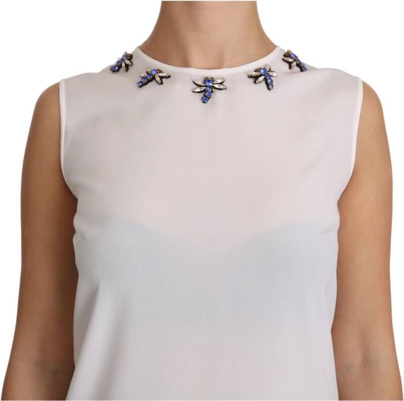 Dolce & Gabbana Sleeveless Tops Wit Dames