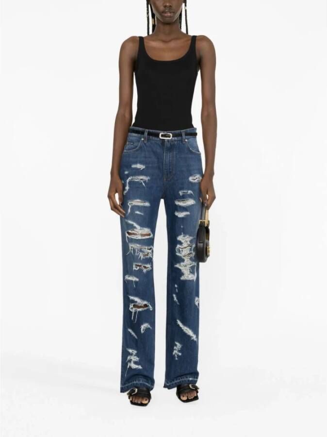 Dolce & Gabbana Sleeveless Tops Zwart Dames