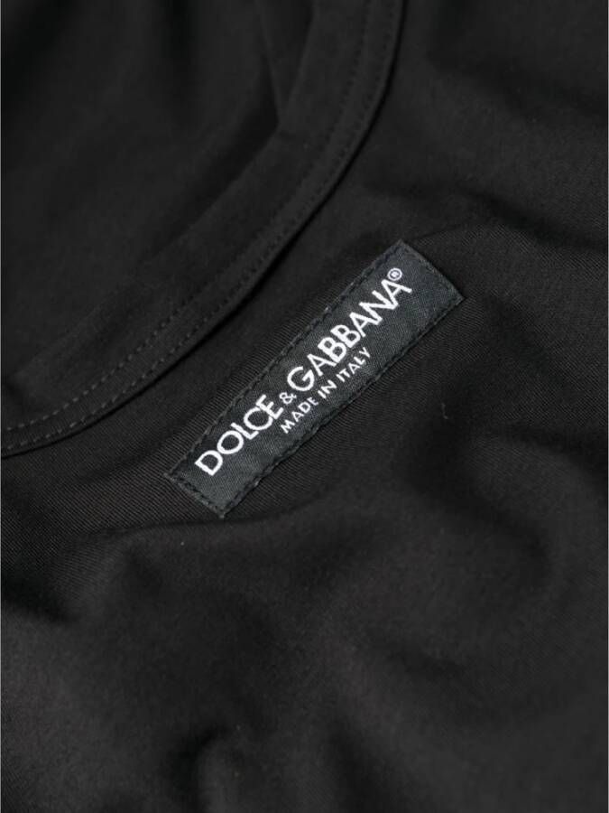 Dolce & Gabbana Sleeveless Tops Zwart Heren