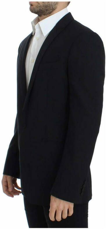Dolce & Gabbana Slanke fit blazer Zwart Heren