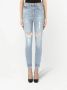 Dolce & Gabbana Audrey Denim Stretch Jeans met Scheuren Blue Dames - Thumbnail 7
