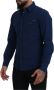 Dolce & Gabbana Blauwe Denim Katoenen Slim Fit Gold Overhemd Blue Heren - Thumbnail 1