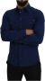 Dolce & Gabbana Blauwe Denim Katoenen Slim Fit Gold Overhemd Blue Heren - Thumbnail 4