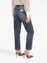 Dolce & Gabbana Blauwe Stonewashed Slim-Fit Jeans met Distressed Design Blue Dames - Thumbnail 2