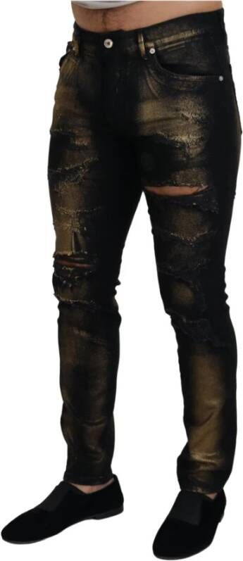 Dolce & Gabbana Slim-fit Jeans Zwart Heren