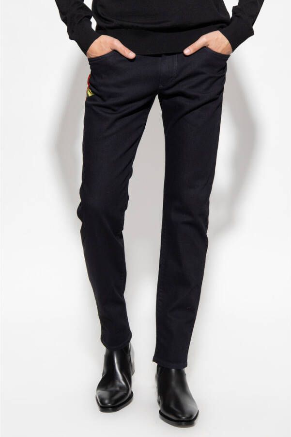 Dolce & Gabbana Slim fit jeans Zwart Heren