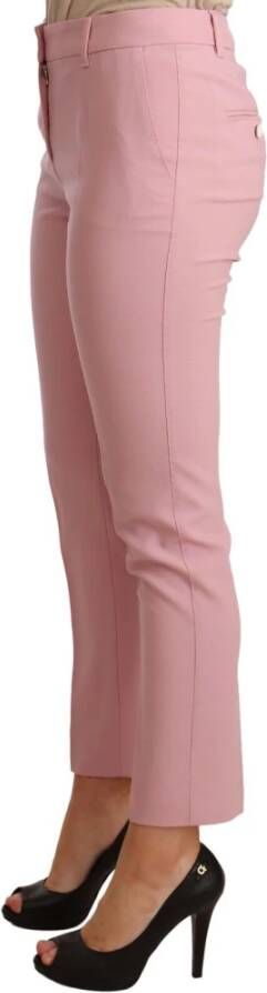 Dolce & Gabbana Slim-fit Trousers Roze Dames