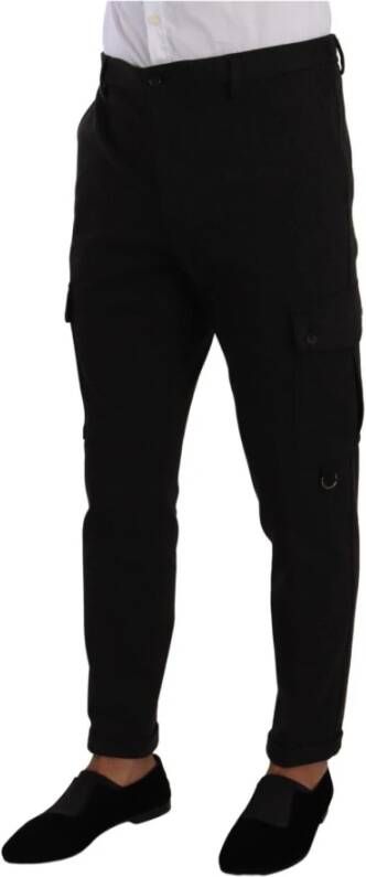 Dolce & Gabbana Slim-fit Trousers Zwart Heren
