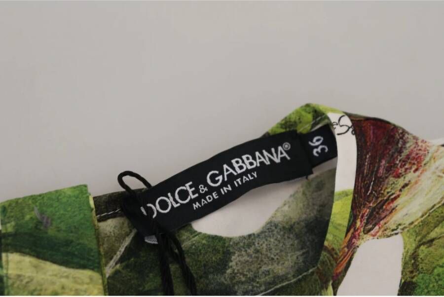 Dolce & Gabbana Stijlvolle Katoenen Blouse voor Vrouwen Multicolor Dames