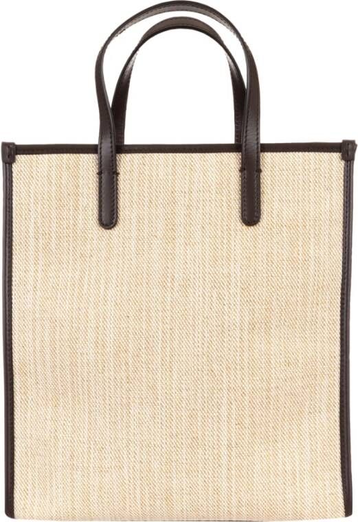Dolce & Gabbana Stijlvolle Winkeltas Beige Heren