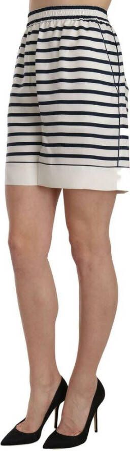 Dolce & Gabbana Stripe Garterized Shorts Zwart Dames