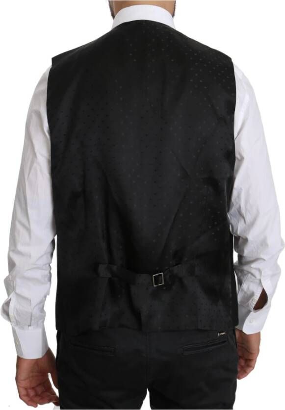 Dolce & Gabbana Suit Vests Zwart Heren