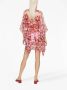 Dolce & Gabbana Zijden chiffon jurk met Majolica-print Pink Dames - Thumbnail 2