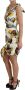 Dolce & Gabbana Witte Kokosnootprint Sheath Mini Zijden Jurk Multicolor Dames - Thumbnail 4