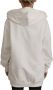 Dolce & Gabbana White Hoodie Pullover Embroidered Sweater Wit Dames - Thumbnail 2