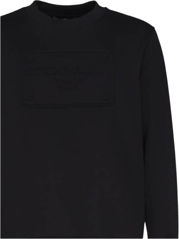 Dolce & Gabbana Sweatshirt Zwart Heren