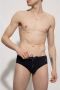 Dolce & Gabbana Zwarte Zee Kleding met Logo Print Zwart Heren - Thumbnail 7