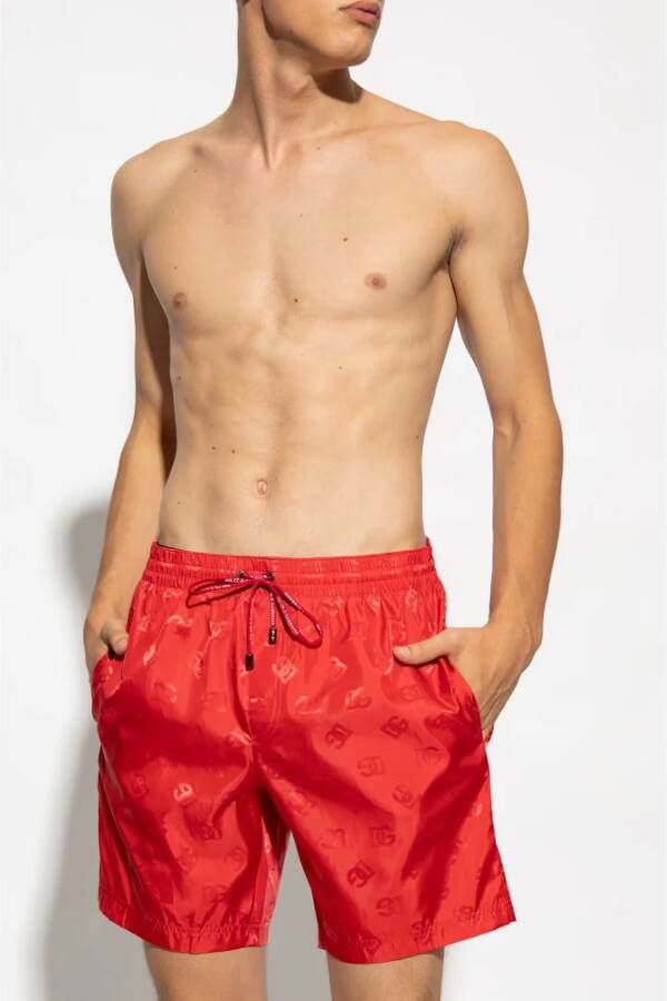 Dolce & Gabbana Zwembroek Rood Heren