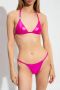 Dolce & Gabbana Metallic Driehoekige Bikini met Majolica Voering Pink Dames - Thumbnail 2