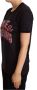 Dolce & Gabbana Zwart katoen grote print top crewneck t-shirt Zwart Dames - Thumbnail 2