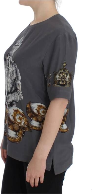 Dolce & Gabbana T-Shirts Grijs Dames