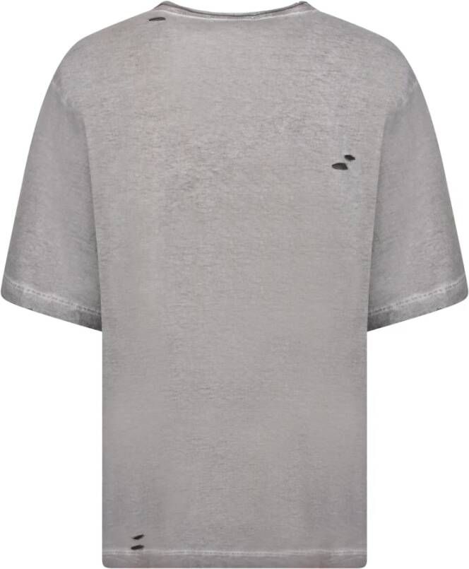 Dolce & Gabbana Groene Militaire Stijl T-shirt voor Heren Grijs Heren