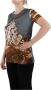 Dolce & Gabbana Multicolor Angel Print Shirt Top Multicolor Dames - Thumbnail 2