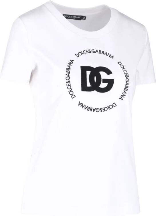 Dolce & Gabbana T-Shirts Wit Dames