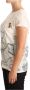 Dolce & Gabbana Zijden T-shirt met Botanische Tuinfontein White Dames - Thumbnail 2
