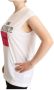 Dolce & Gabbana Wit Logo Print Mouwloos Tank T-Shirt White Dames - Thumbnail 2